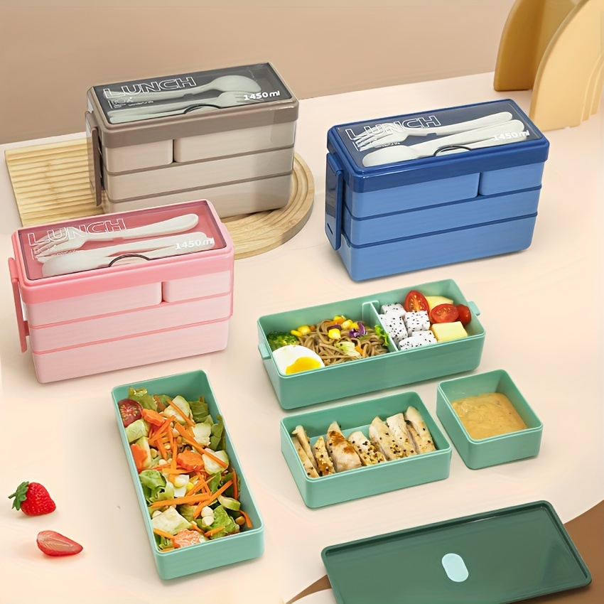 Food Storage Meal Prep - 1450ML Bento Lunch Box Large Capacity