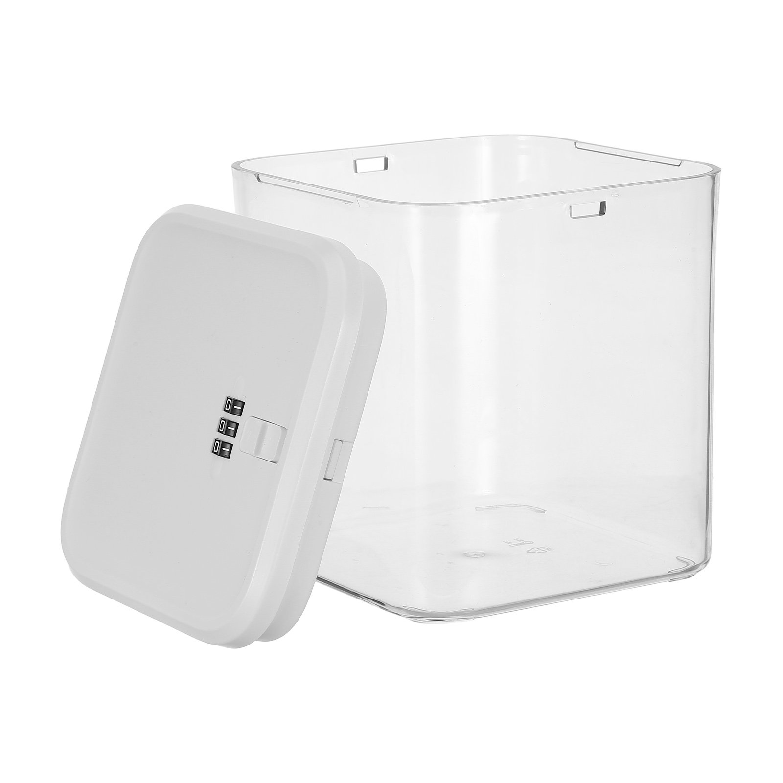 Food Storage Lock Box - Transparent Lockable Storage Box for Fridge