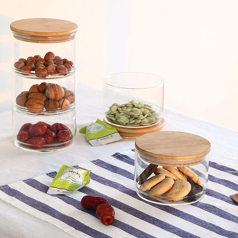 New1200 Ml 3-layer Glass Can K - đánh giá và giá Food Storage Glass Set