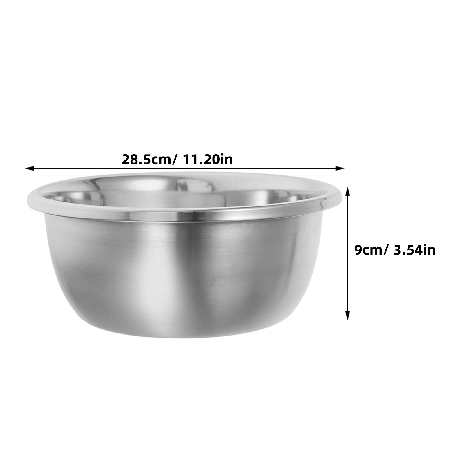 Large Stainless Steel Round Bo - đánh giá và giá Food Storage Stainless Steel