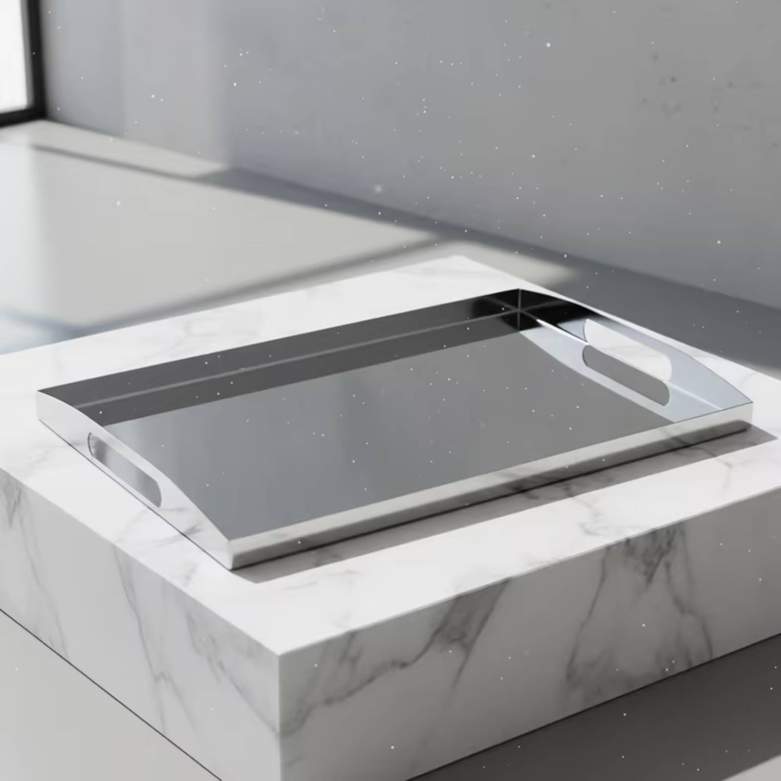 Stainless Steel Tray Mirrored  - đánh giá và giá Food Storage Stainless Steel