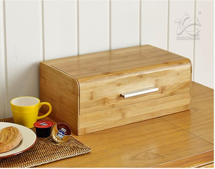 Dustproof bread box Bamboo sna - đánh giá và giá Bread Box Bamboo