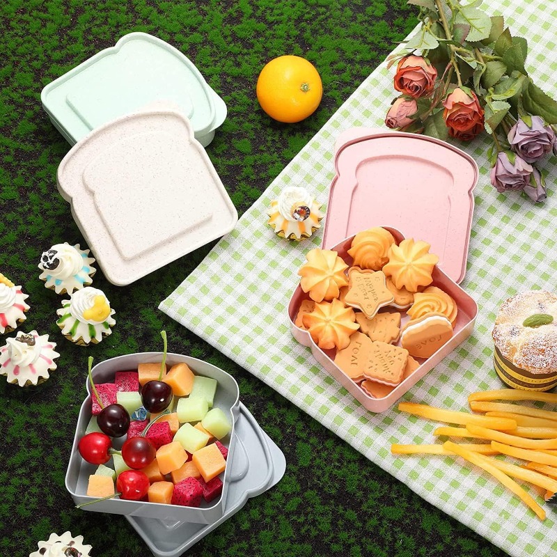 1/4pcs Sandwich Container Lunc - đánh giá và giá Food Storage Camping