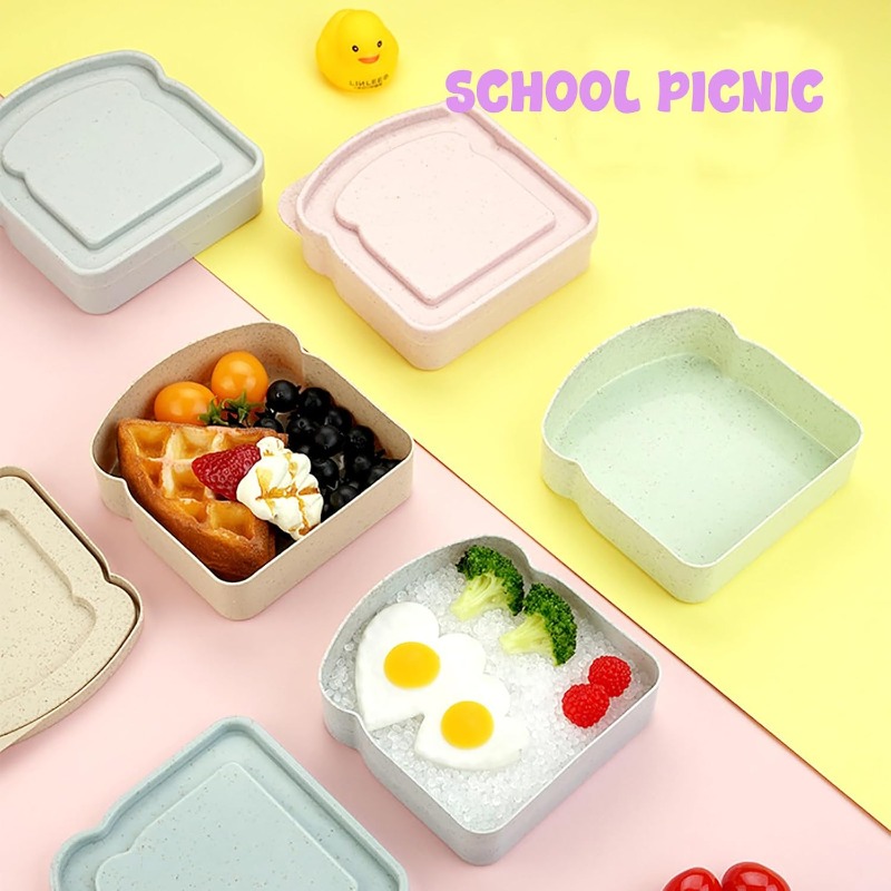 1/4pcs Sandwich Container Lunc - đánh giá và giá Food Storage Camping