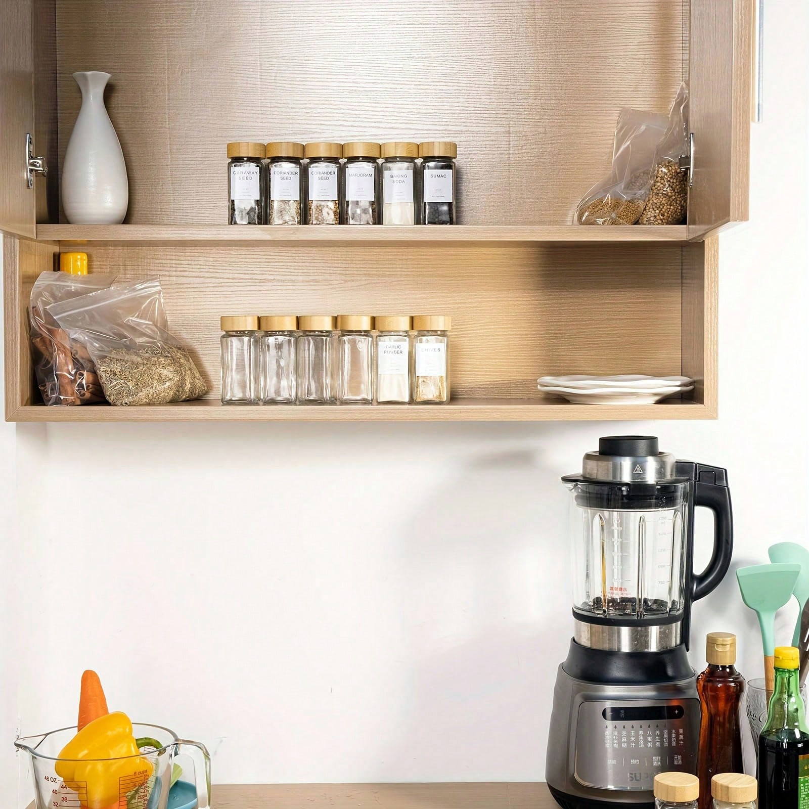12 Compact Bamboo Seasoning St - đánh giá và giá Food Storage Drawers