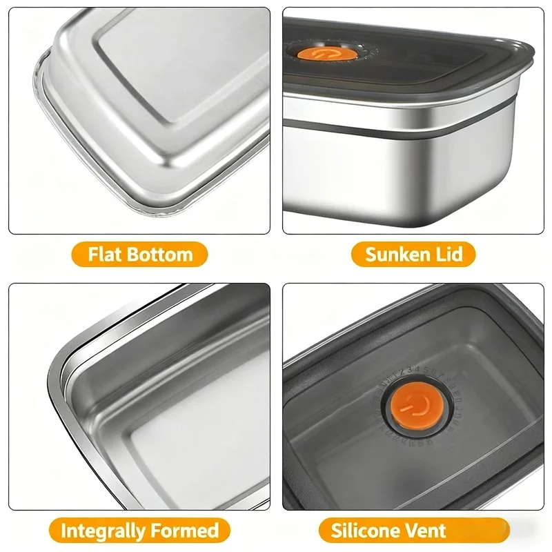 Large Capacity Stainless Steel - đánh giá và giá Food Storage Camping