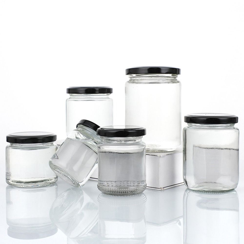 1Pcs with Black Airtight Lids  - đánh giá và giá Food Storage Glass Round