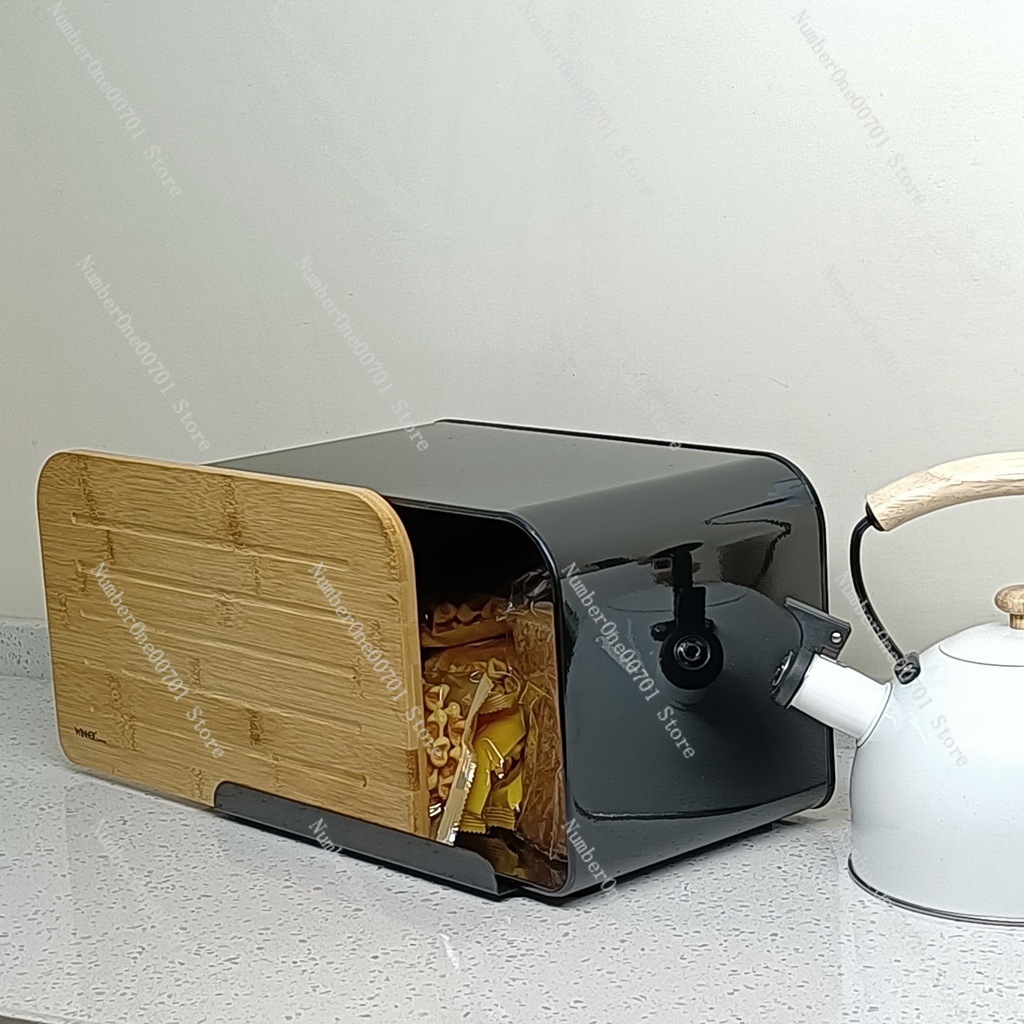 Kitchen Bread Box with Bamboo  - đánh giá và giá Bread Box Bamboo