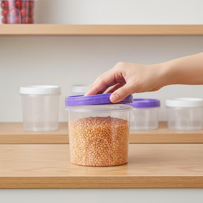 4 Pcs Round Food Fresh Keeping - đánh giá và giá Food Storage Glass Round