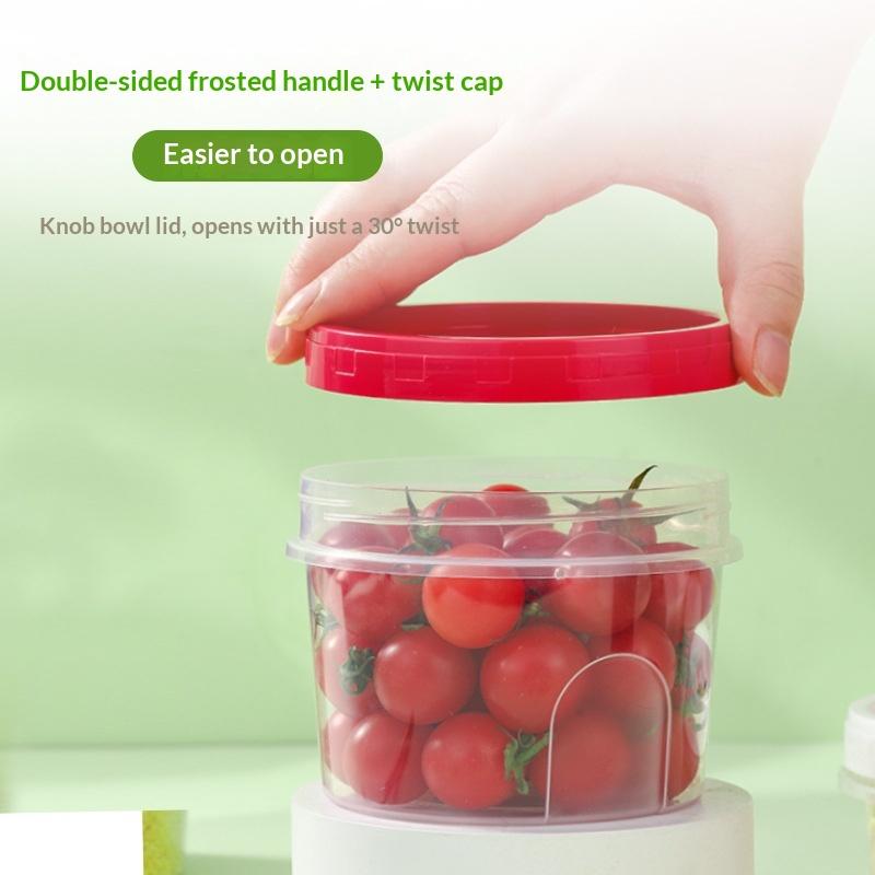 4 Pcs Round Food Fresh Keeping - đánh giá và giá Food Storage Glass Round