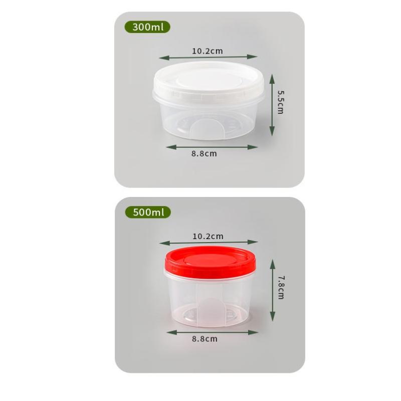 4 Pcs Round Food Fresh Keeping - đánh giá và giá Food Storage Glass Round