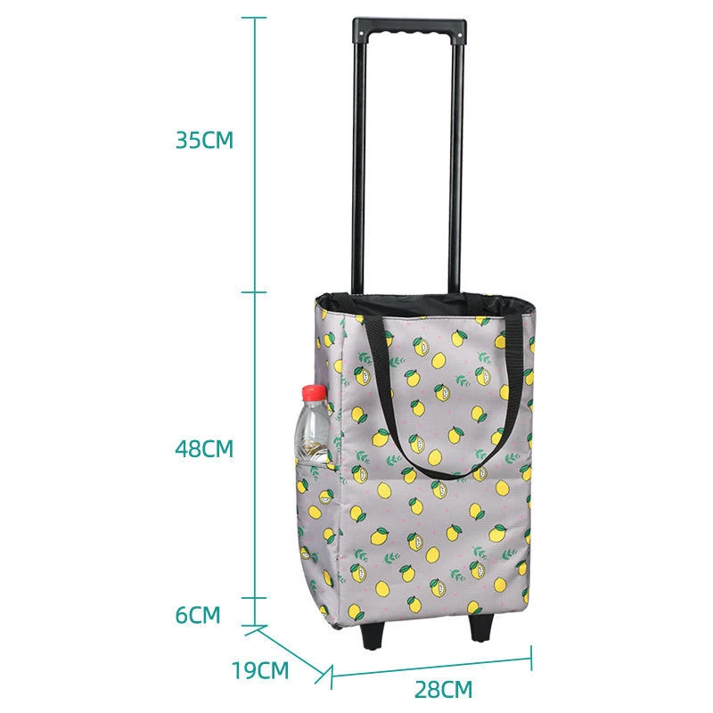 Folding Shopping Bag Women's B - đánh giá và giá Food Storage On Wheels