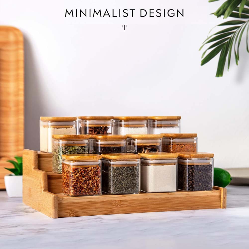 5oz Glass Jars Set with Spice  - đánh giá và giá Food Storage Glass Set