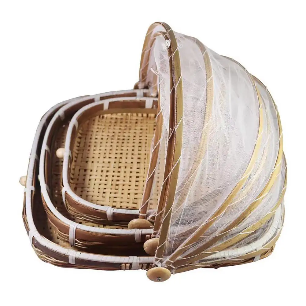 Hand-Woven Bamboo Food Serving - đánh giá và giá Bread Box Bamboo