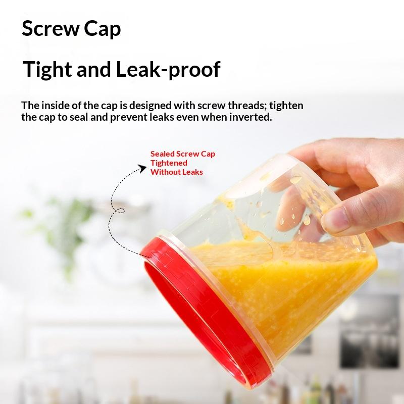 【HG】4 Pcs Round Food Fresh Kee - đánh giá và giá Food Storage Glass Round