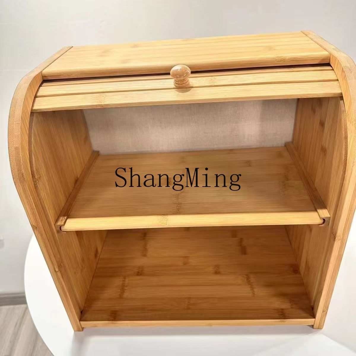 SM Household Bamboo Bread Stor - đánh giá và giá Bread Box Bamboo