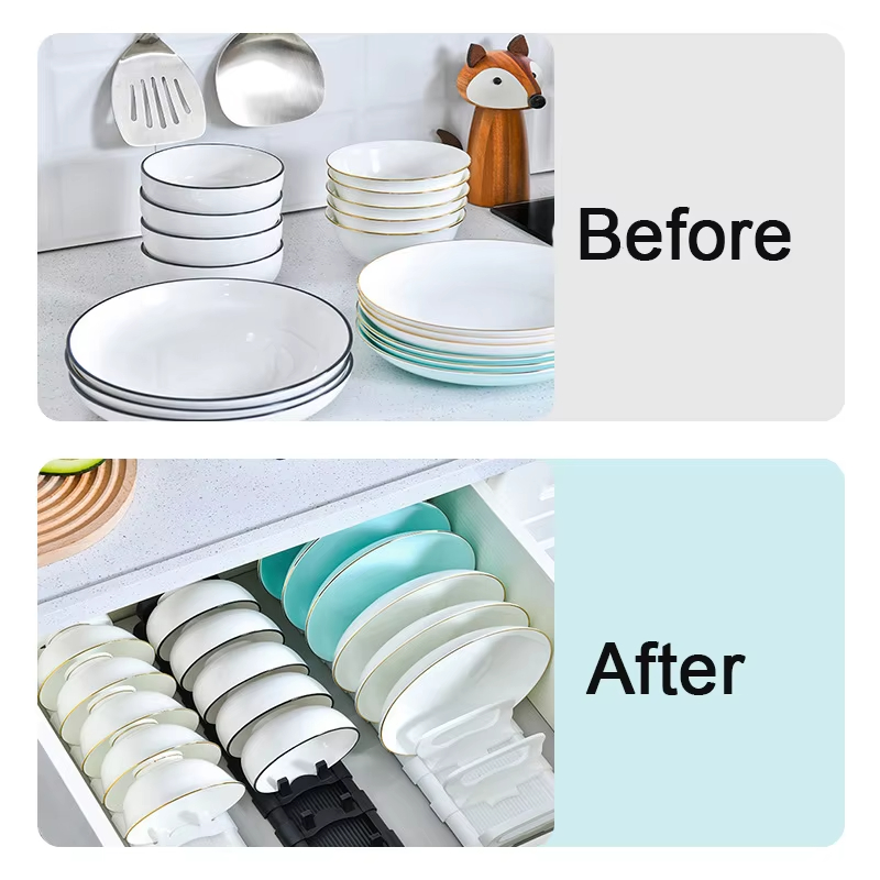 Kitchen Dish Organizer Bowl Ca - đánh giá và giá Food Storage Drawers