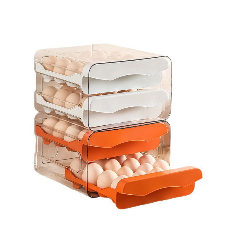 Double Layer Egg Storage Box w - đánh giá và giá Food Storage Drawers