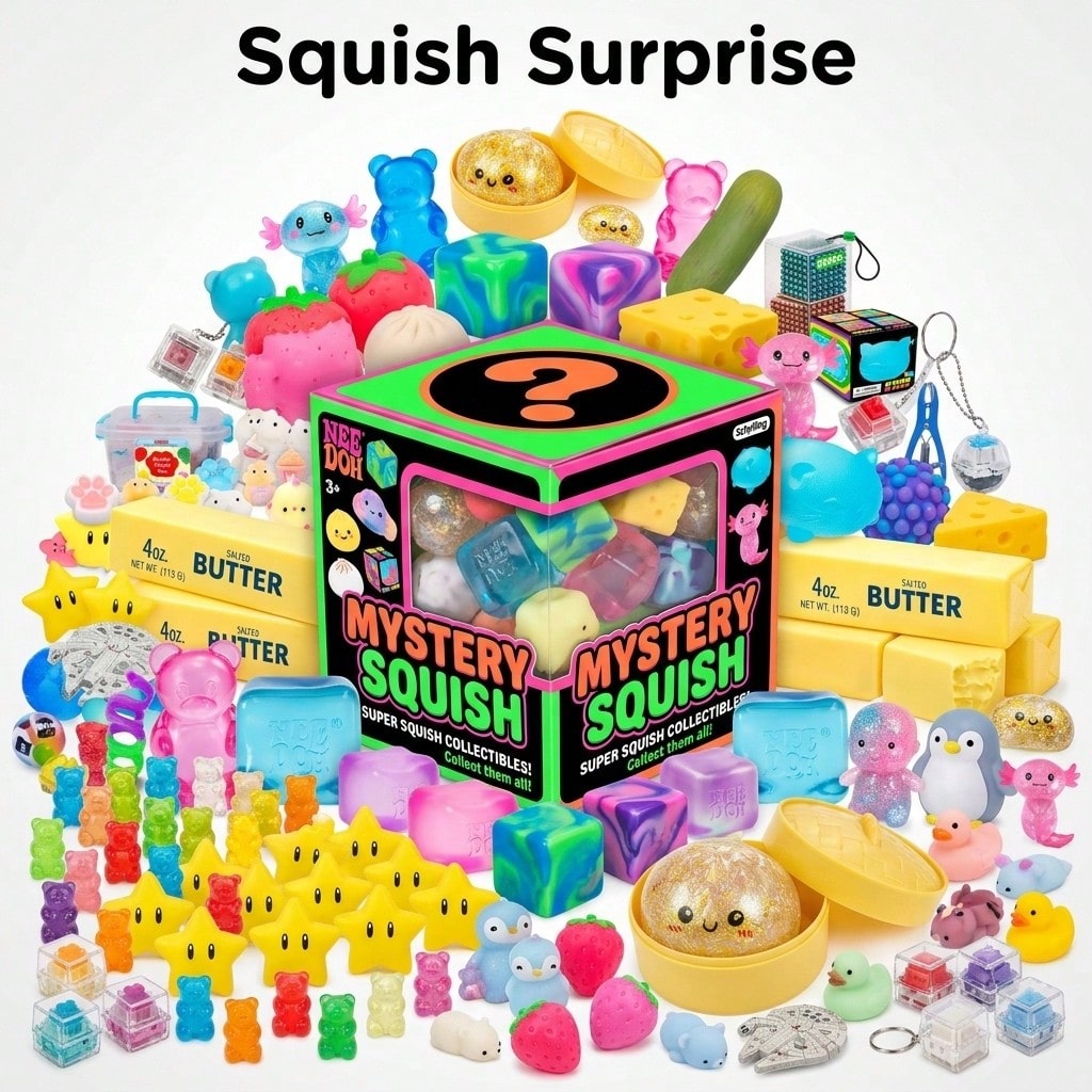 Surprise Box-Slow Rise Squishy - đánh giá và giá Food Storage Lock Box