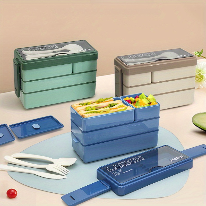 1450ML Bento Lunch Box Large C - đánh giá và giá Food Storage Meal Prep