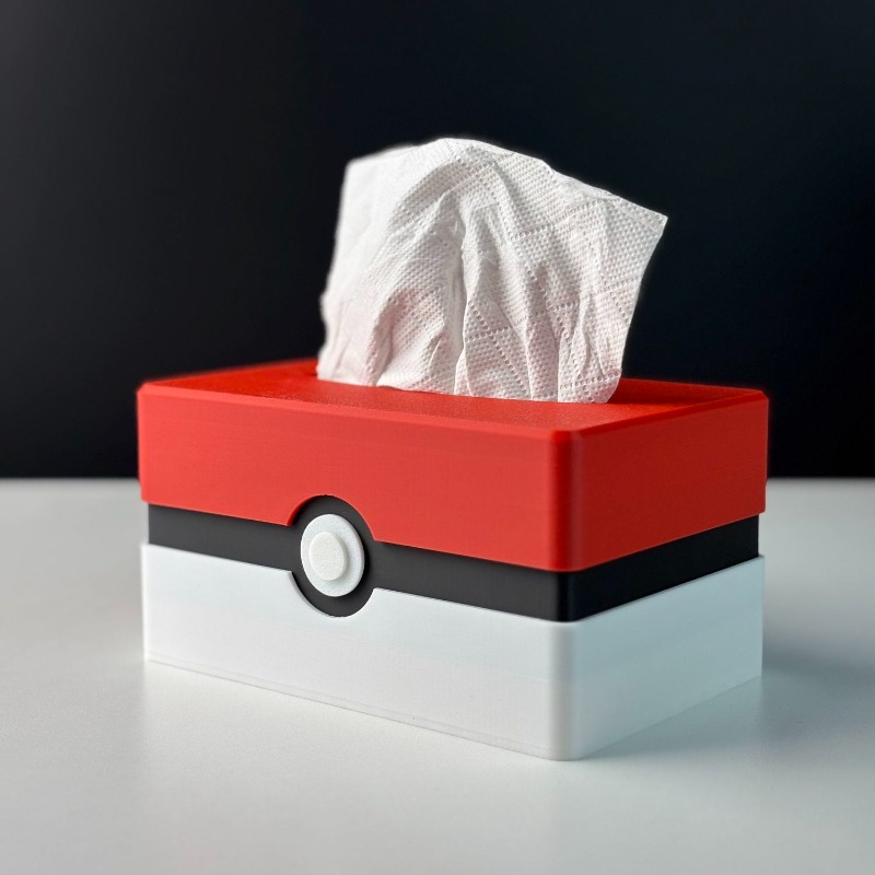 Cartoon Poke  Ball Tissue Box  - đánh giá và giá Food Storage In Room