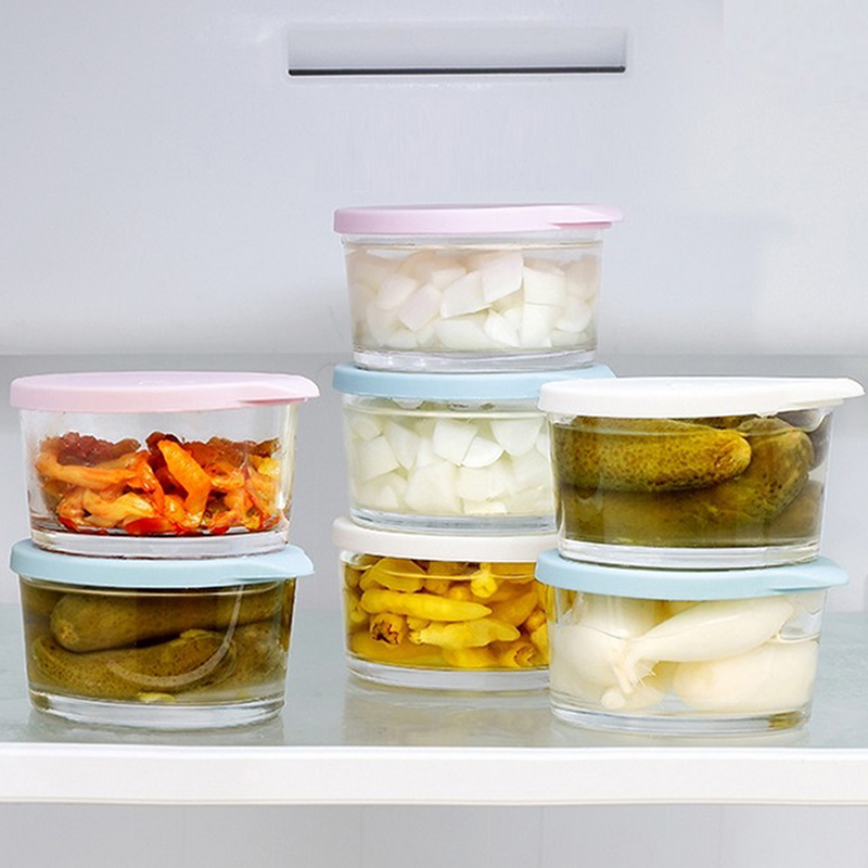 ●Microwave Safe Round Food Sto - đánh giá và giá Food Storage Glass Round