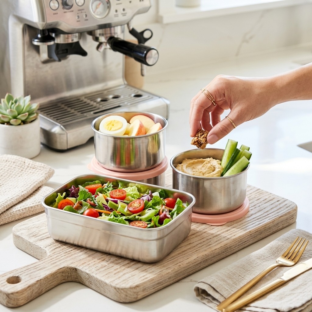 Microwave Safe 304 Stainless S - đánh giá và giá Food Storage Meal Prep