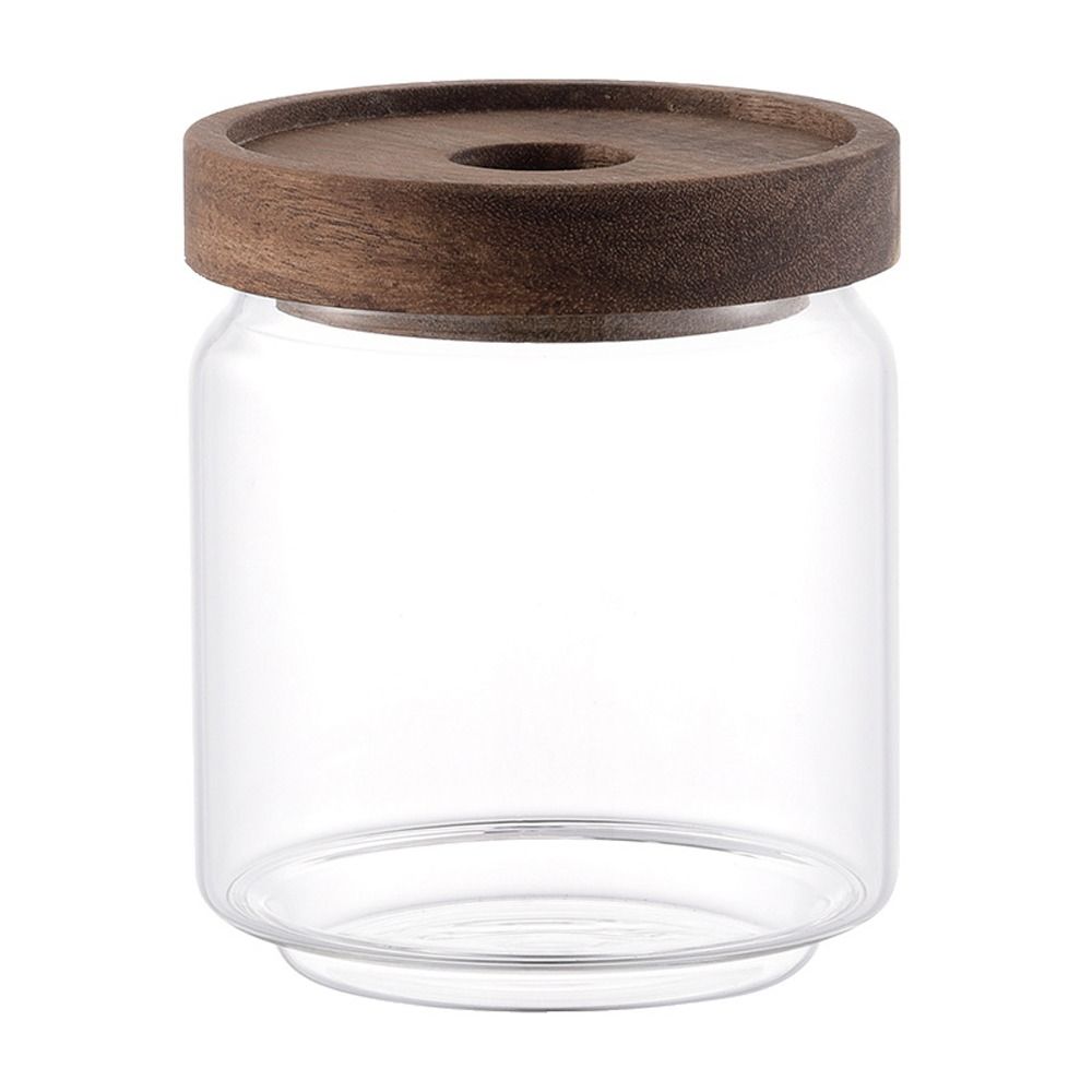 Multi-Use Wooden Lid Glass Foo - đánh giá và giá Food Storage Glass Round