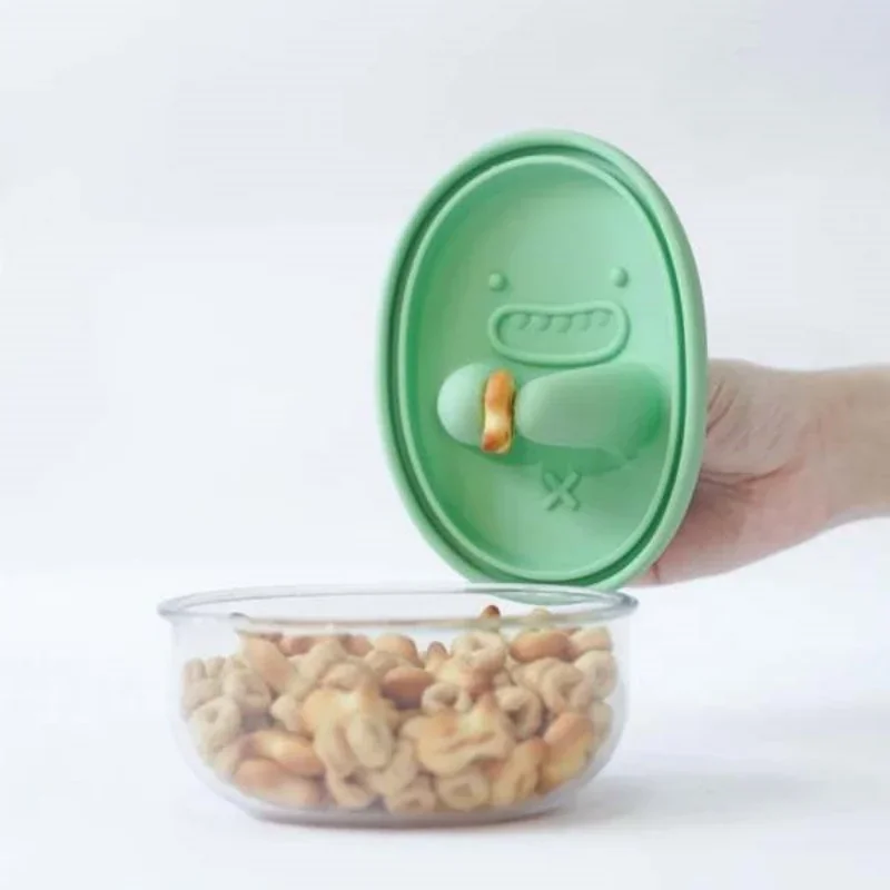 Hands-Free Snack Box, No Crumb - đánh giá và giá Food Storage Bowls