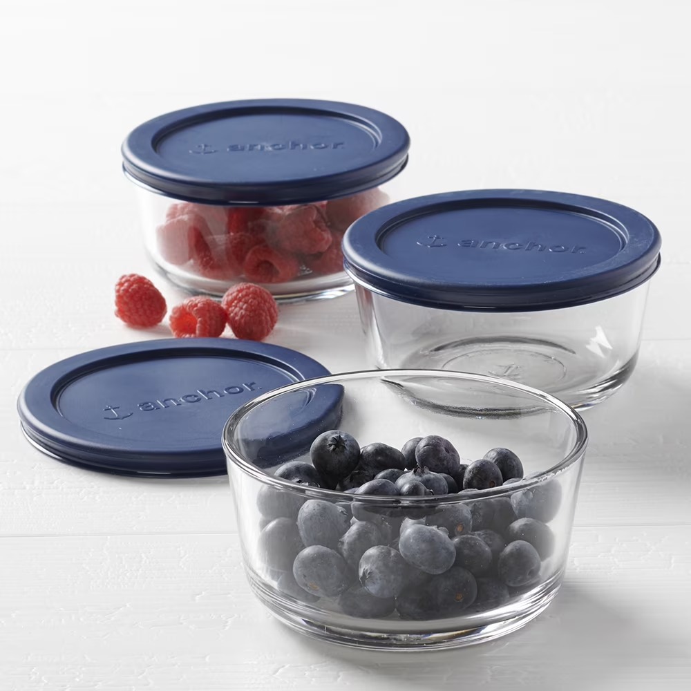 Anchor Hocking Glass Food Stor - đánh giá và giá Food Storage Glass Round