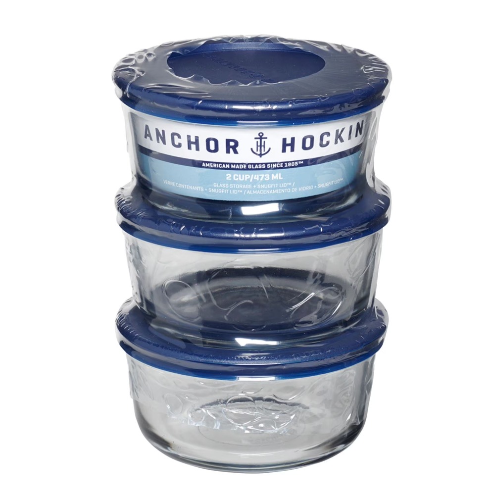 Anchor Hocking Glass Food Stor - đánh giá và giá Food Storage Glass Round