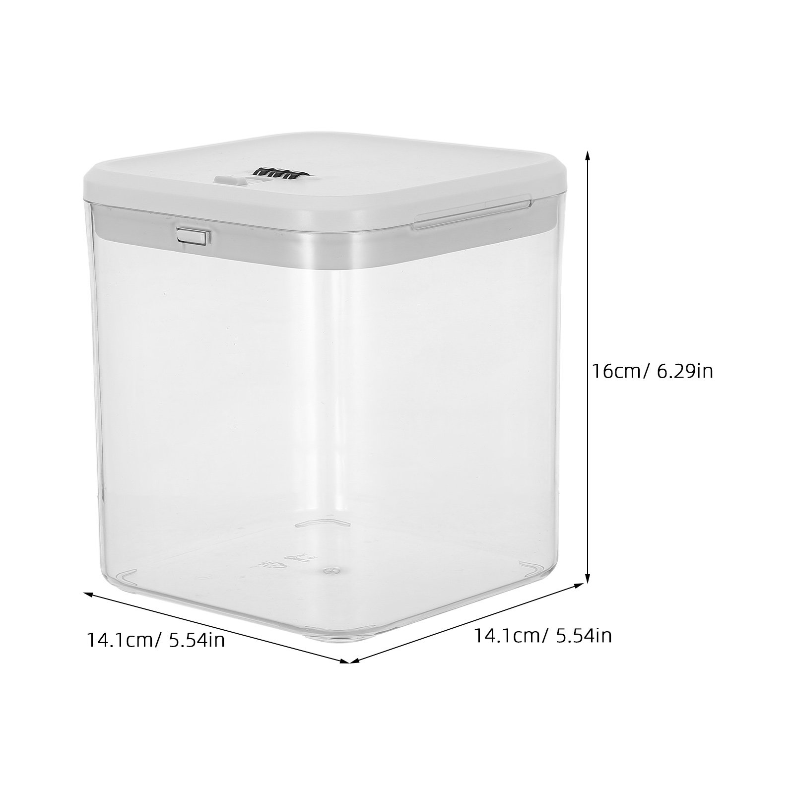 Transparent Lockable Storage B - đánh giá và giá Food Storage Lock Box