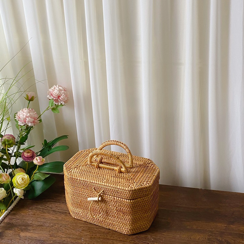Kitchen Handwoven Rattan Stora - đánh giá và giá Bread Box Bamboo