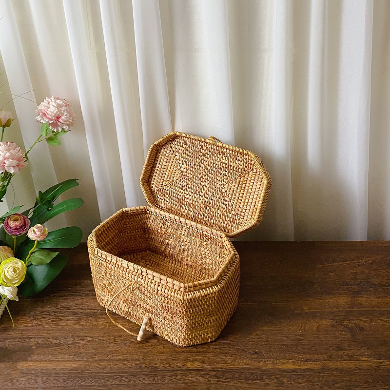 Kitchen Handwoven Rattan Stora - đánh giá và giá Bread Box Bamboo
