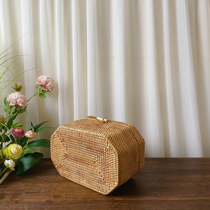 Kitchen Handwoven Rattan Stora - đánh giá và giá Bread Box Bamboo
