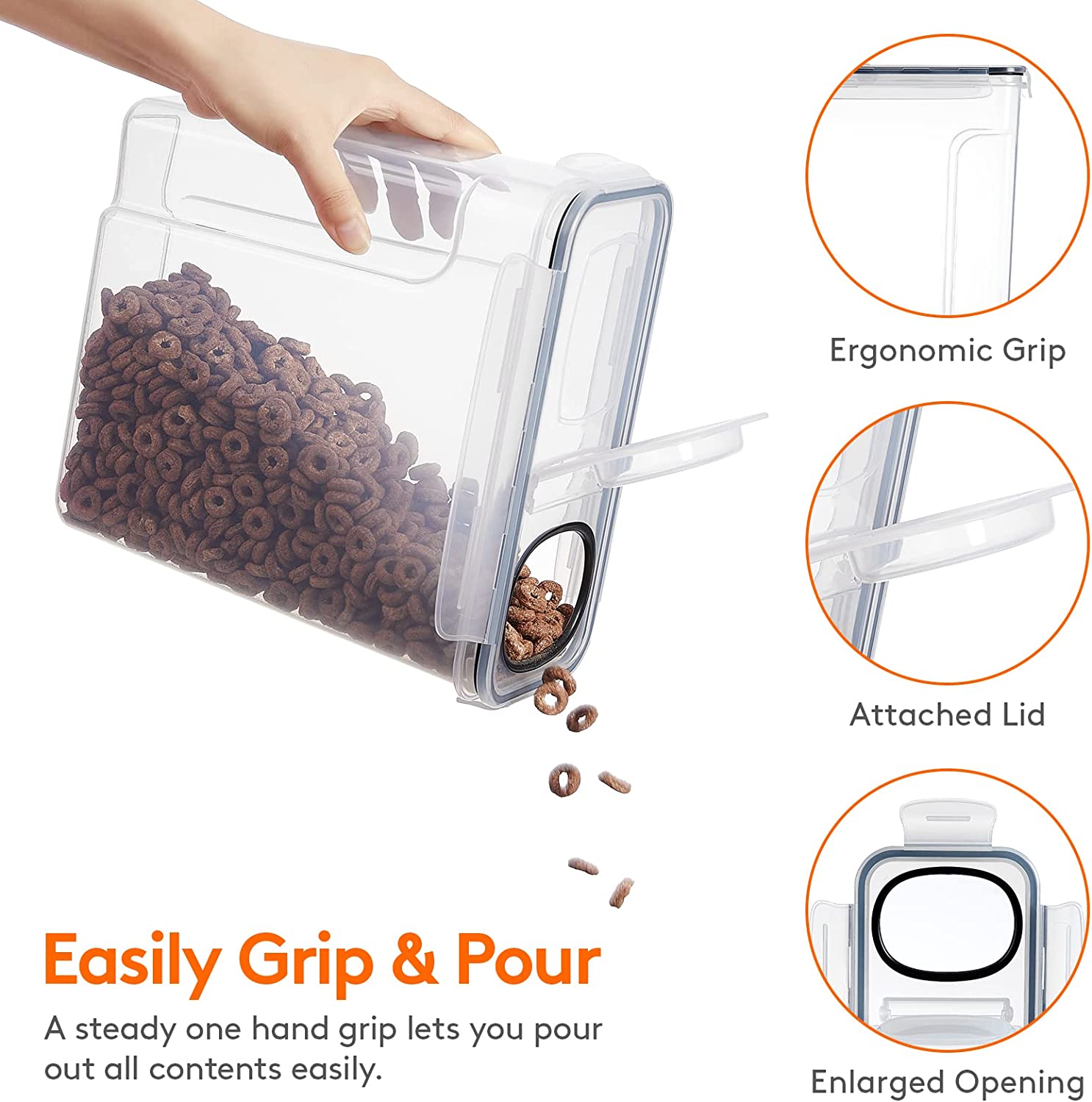 Large (5L) 2/3pcs Grain Contai - đánh giá và giá Food Storage In Room