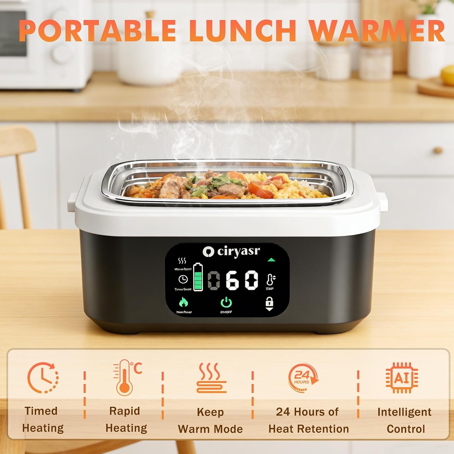 Powerful Electric Lunch Box, 1 - đánh giá và giá Food Storage Camping