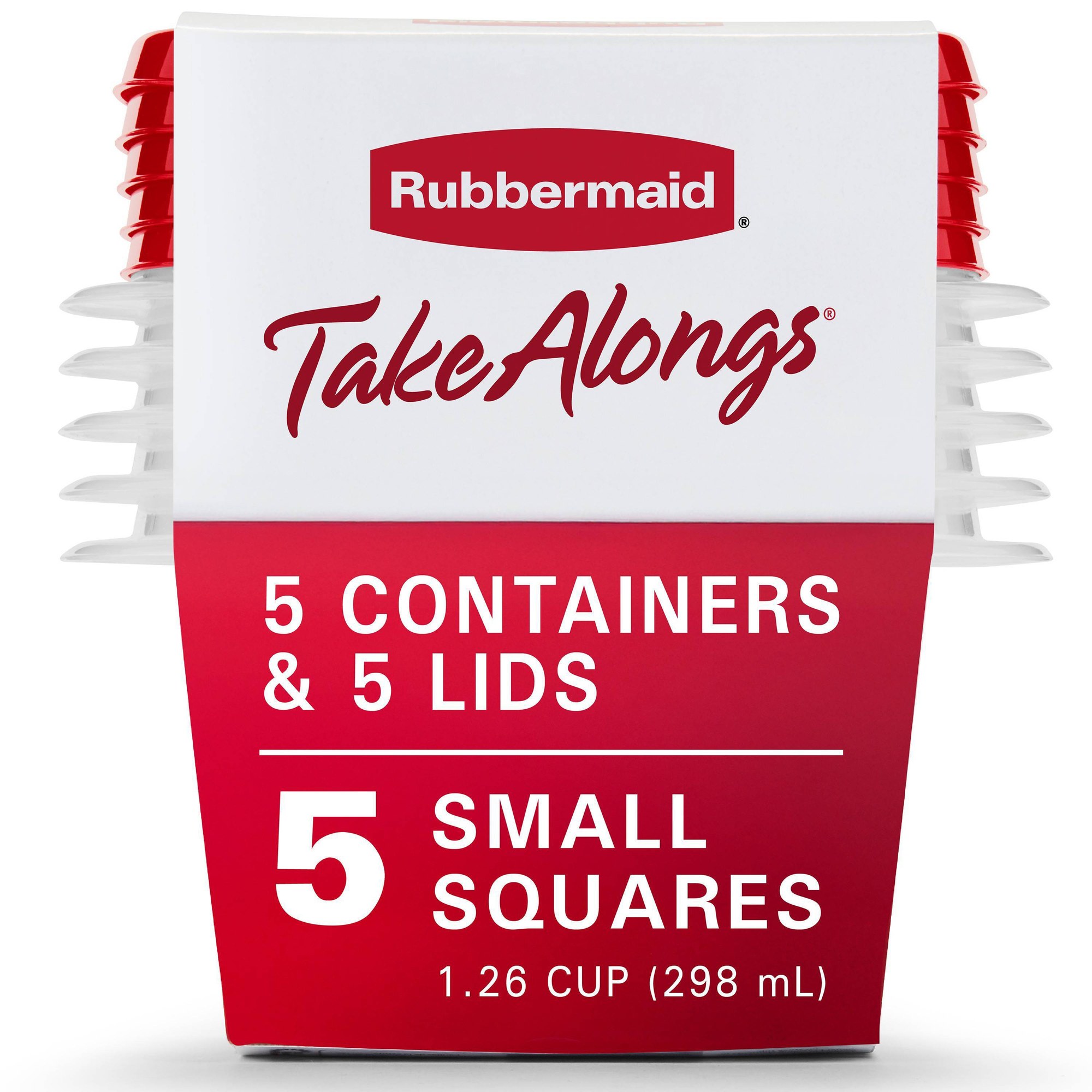 5pcs Red Lid Food Storage Cont - đánh giá và giá Food Storage Meal Prep