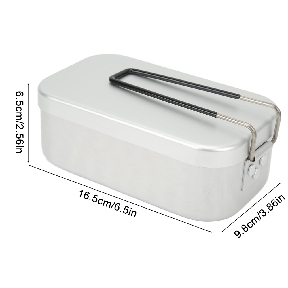 800ML Aluminum Lunch Boxes Out - đánh giá và giá Food Storage Camping