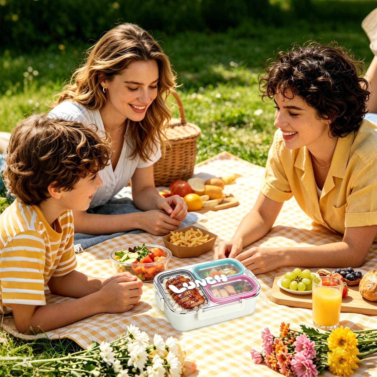 Stainless Steel Lunch Box 3 Co - đánh giá và giá Food Storage Camping