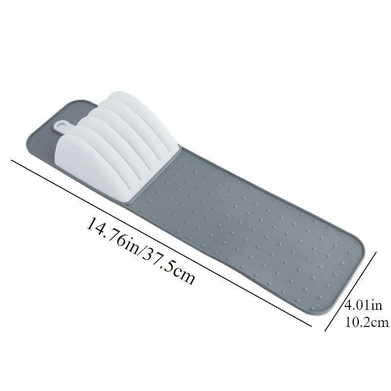 5-slot kitchen silicone knife  - đánh giá và giá Food Storage Drawers