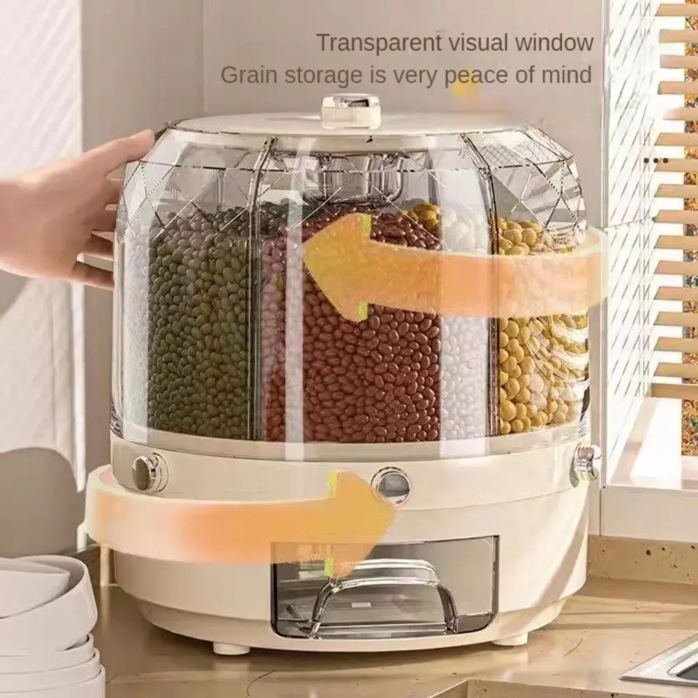 Food Grade Rotating Grain Disp - đánh giá và giá Food Storage Drawers