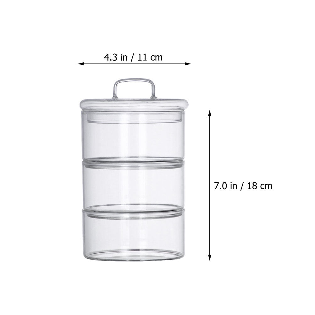 1Set Clear Glass Storage Bowl  - đánh giá và giá Food Storage Bowls