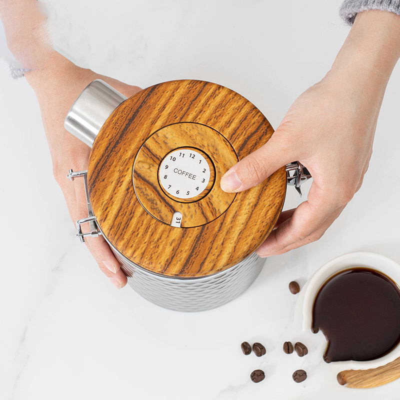 Kitchen Stainless Steel Coffee - đánh giá và giá Food Storage Stainless Steel