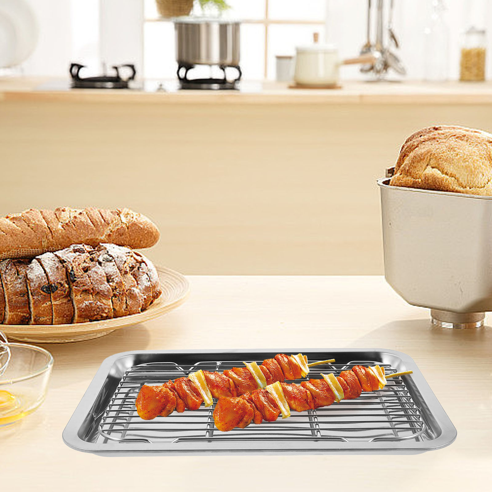 1Set Stainless Steel Wire Baki - đánh giá và giá Food Storage Stainless Steel