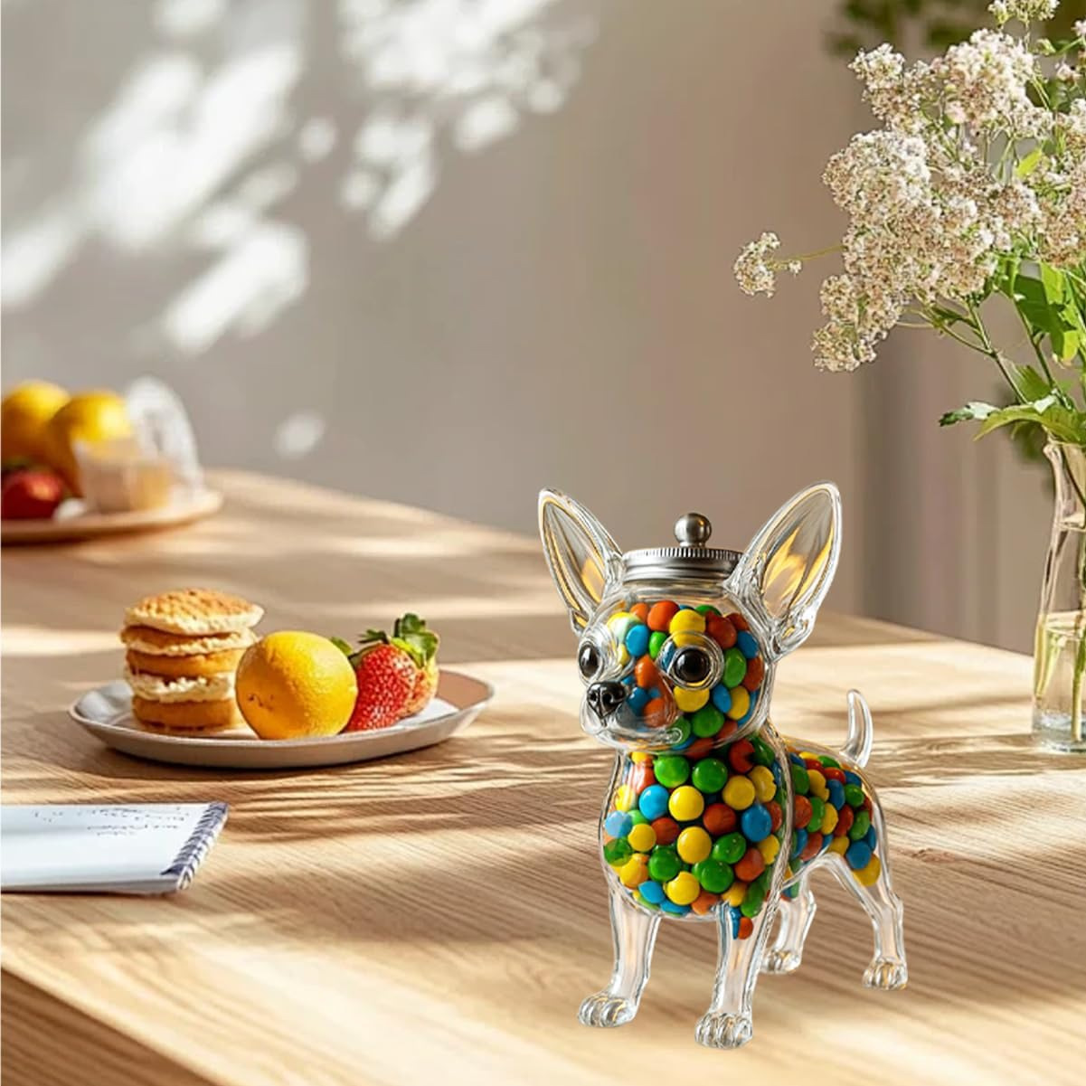 Chihuahua Shaped Container Fre - đánh giá và giá Food Storage Glass Set