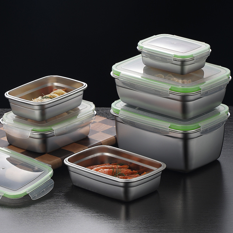 304 Stainless Steel Lunch Box  - đánh giá và giá Food Storage Stainless Steel