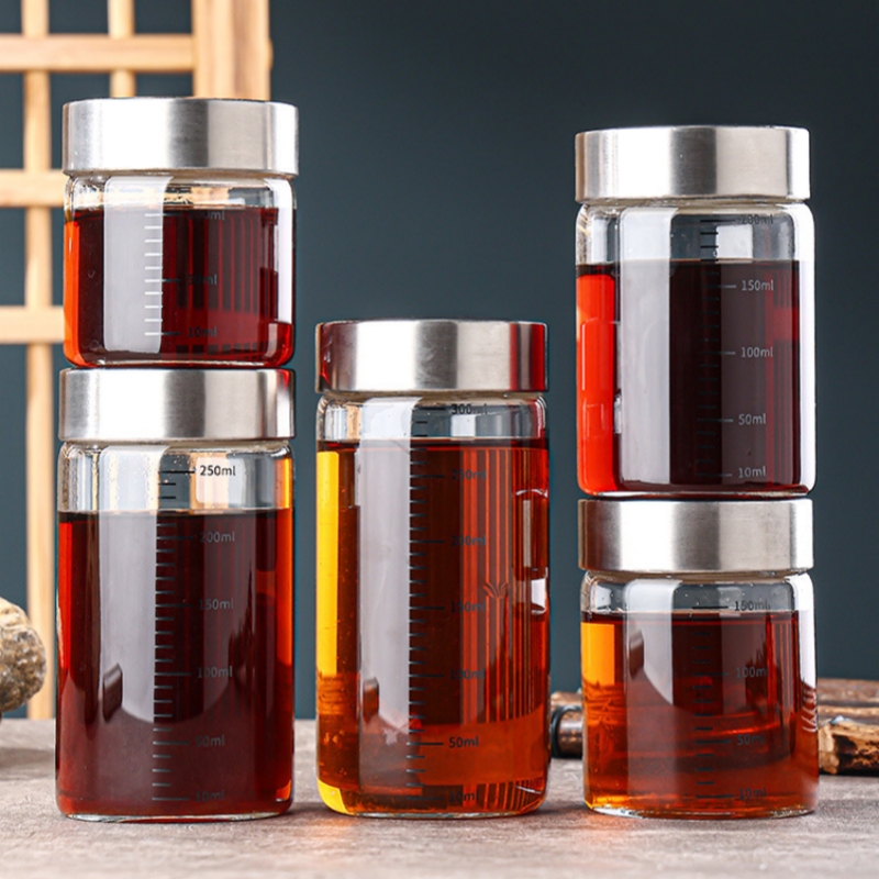 2Pcs 100-500ml Glass Storage C - đánh giá và giá Food Storage Glass Set