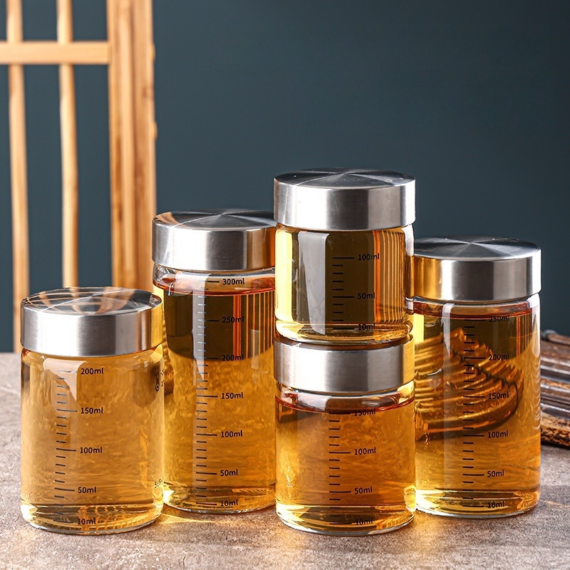 2Pcs 100-500ml Glass Storage C - đánh giá và giá Food Storage Glass Set