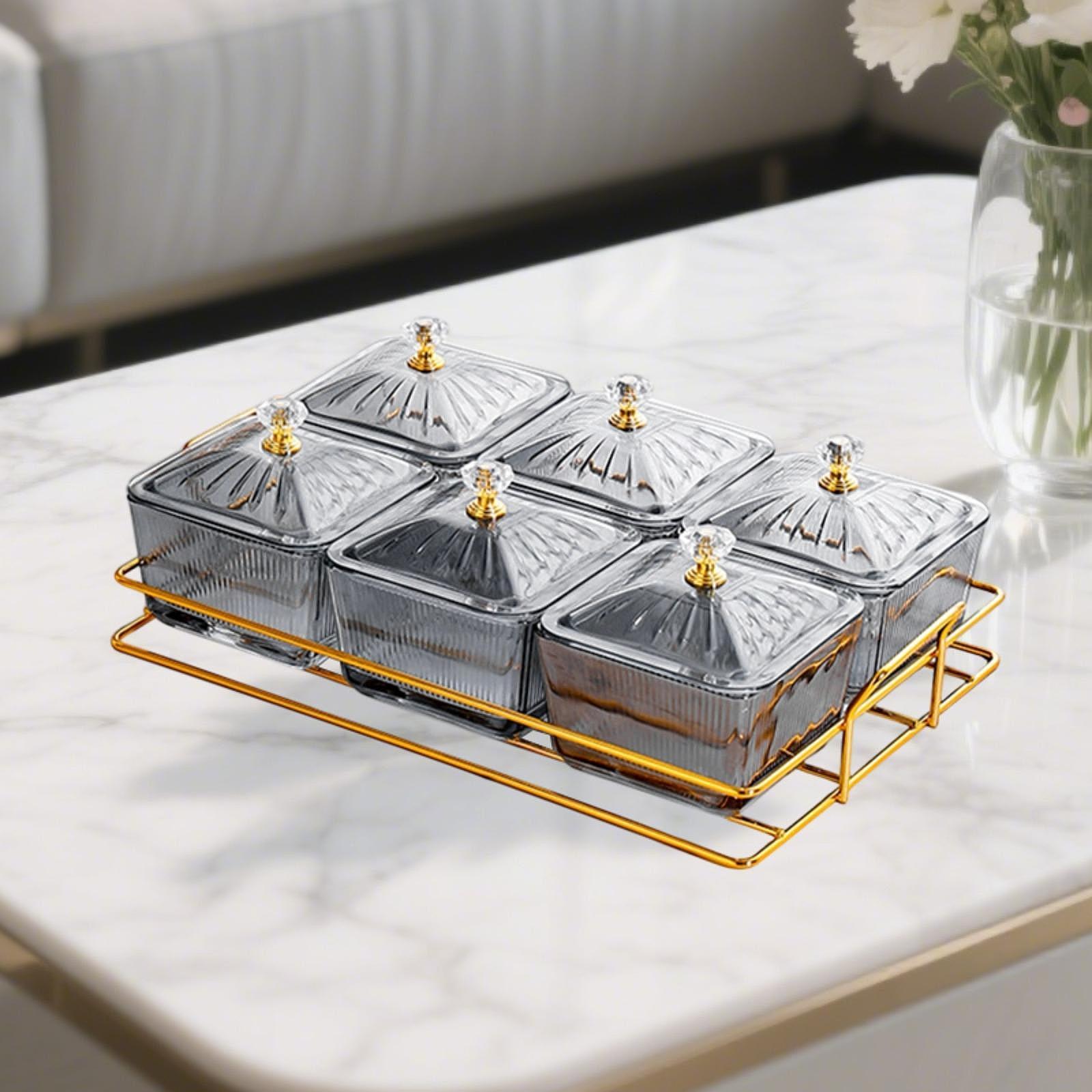 Snack Serving Bowls with Stand - đánh giá và giá Food Storage Tupperware